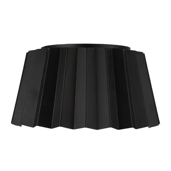 Plisse 14-Inch Flush Mount in Aged Gold - Image 7