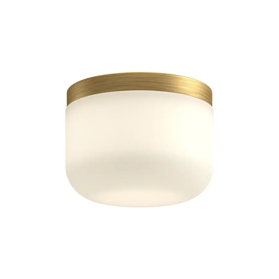 Mel 5-Inch Flush Mount in Matte Black - Image 5