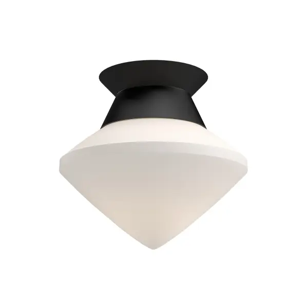 Nora 8-Inch Flush Mount in Brushed Nickel - Image 1