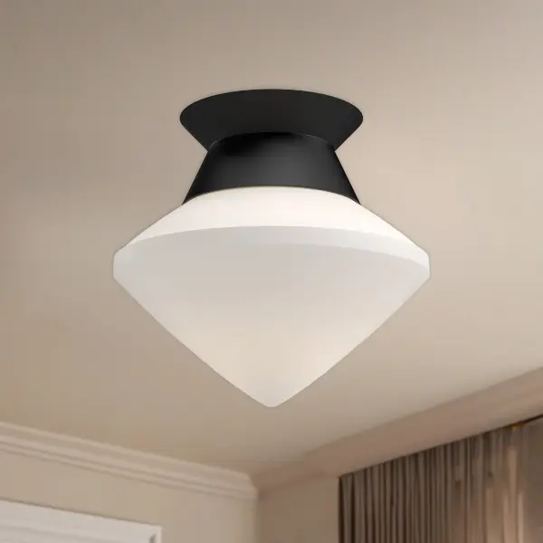 Nora 8-Inch Flush Mount in Brushed Nickel - Image 4
