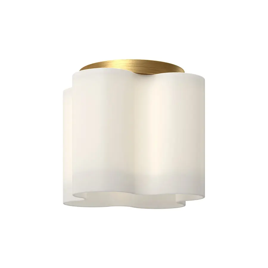 Clover 9-Inch Flush Mount in Matte Black - Image 3