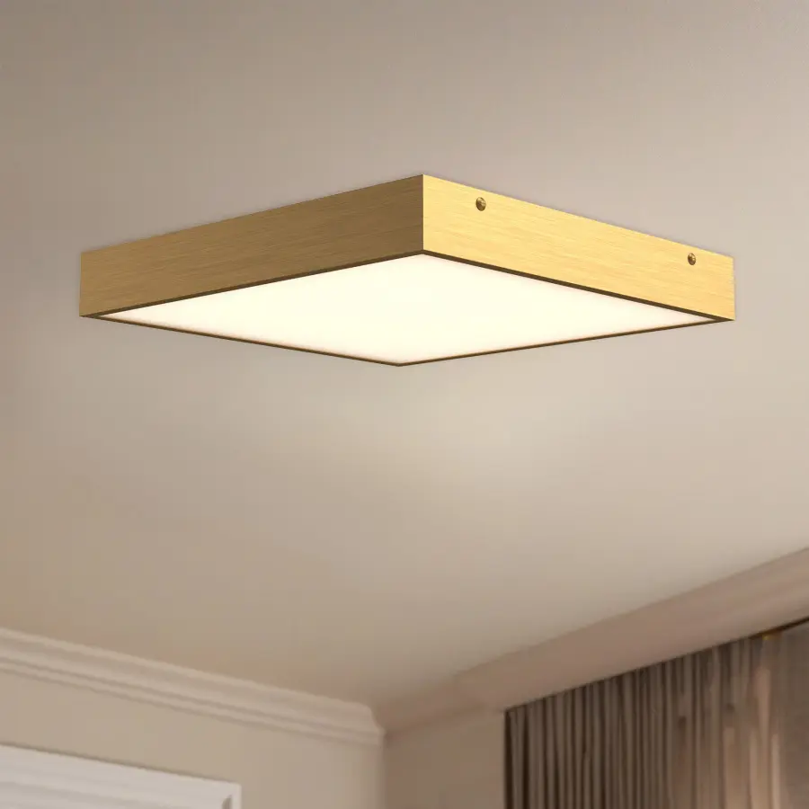 Sydney 11-Inch Flush Mount in Aged Gold - Image 2