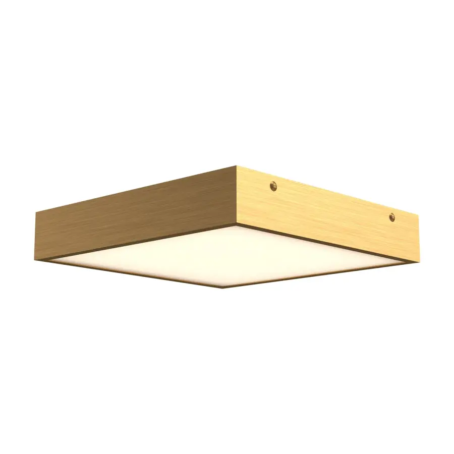 Sydney 14-Inch Flush Mount in Aged Gold - Image 1