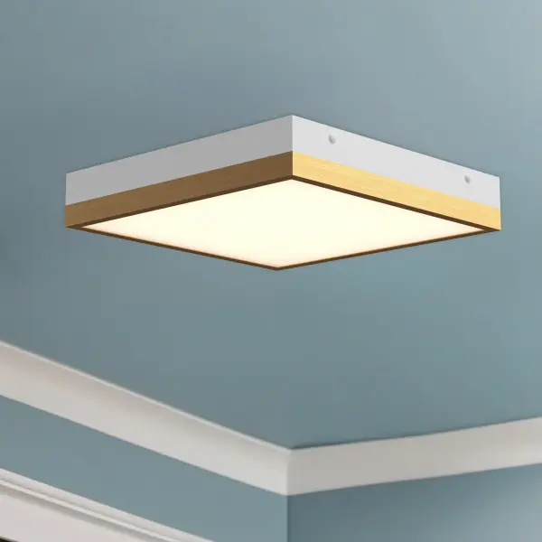 Sydney 11-Inch Flush Mount in Aged Gold/Matte Black - Image 3