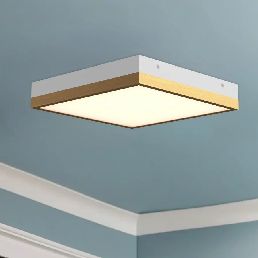 Sydney 11-Inch Flush Mount in Aged Gold/Matte Black - Image 3