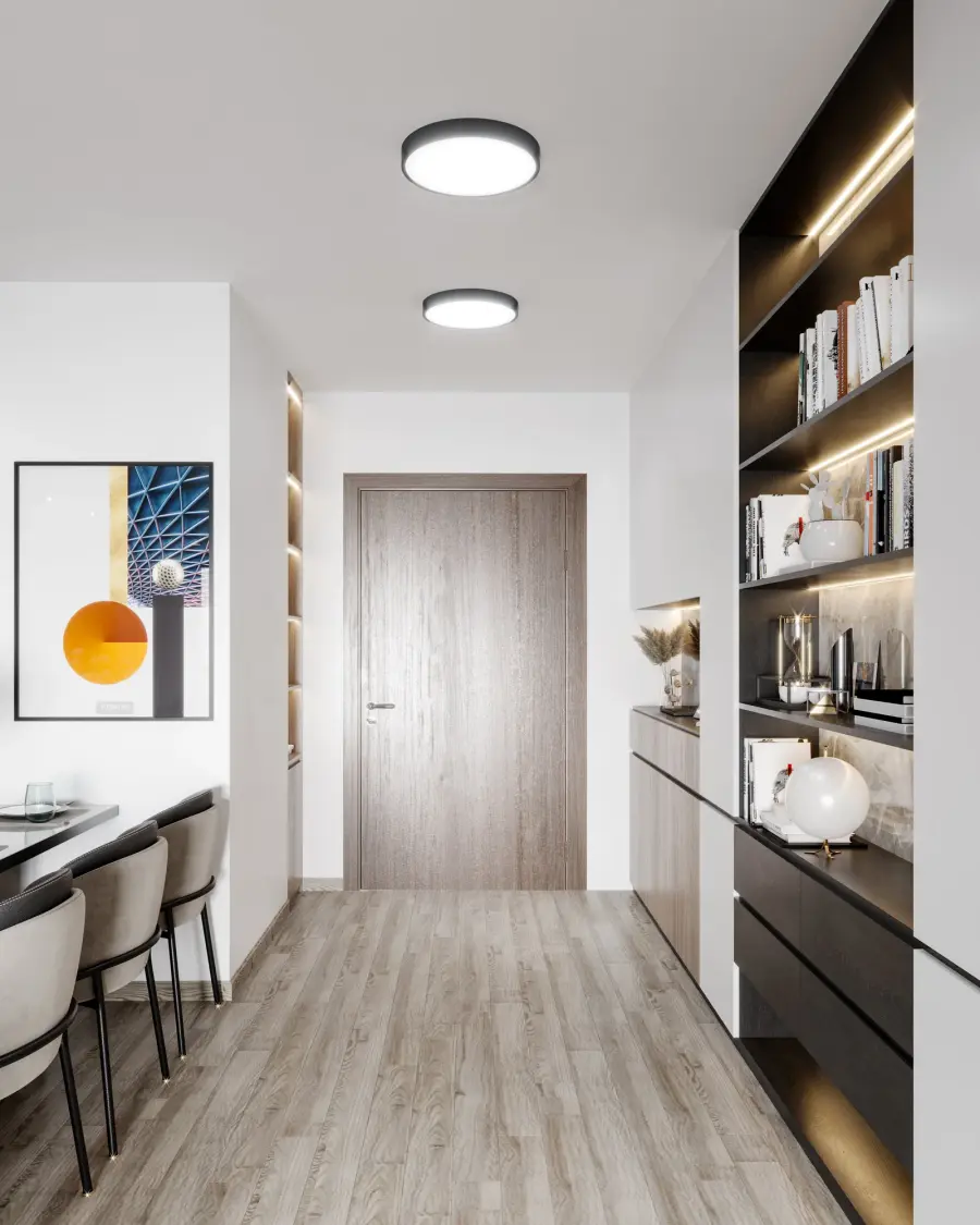 Elegant Flush Mount with Adjustable Color Temperature - Image 2