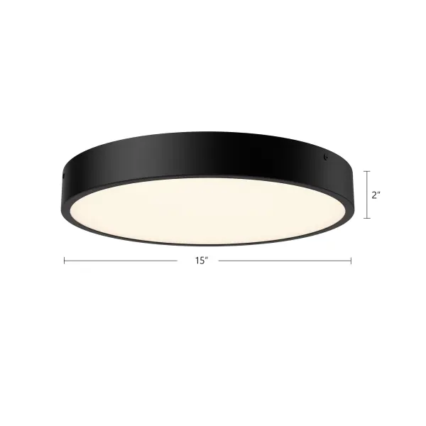 Elegant Flush Mount with Adjustable Color Temperature - Image 14