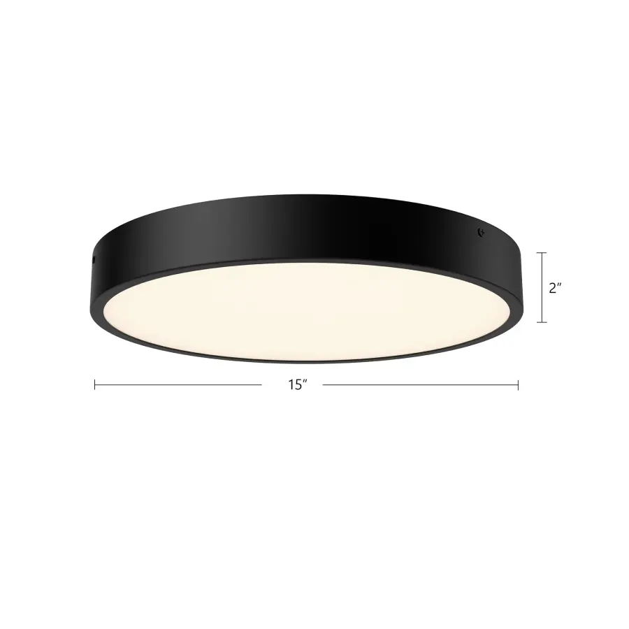 Elegant Flush Mount with Adjustable Color Temperature - Image 14