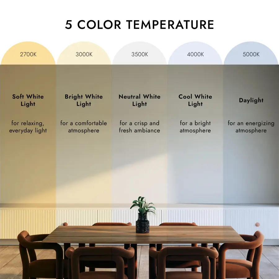 Elegant Flush Mount with Selectable Color Temperature for Any Space - Image 9