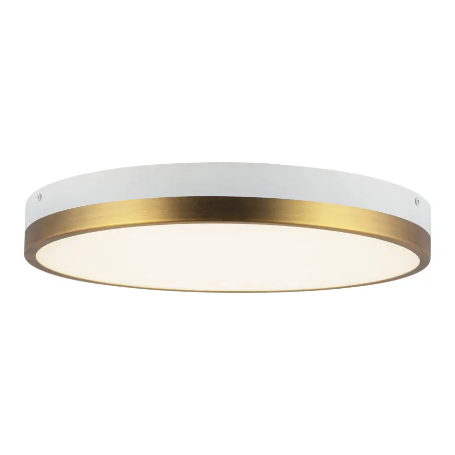 Elegant Mixed Metal Flush Mount with Adjustable Color Temperature - Image 7