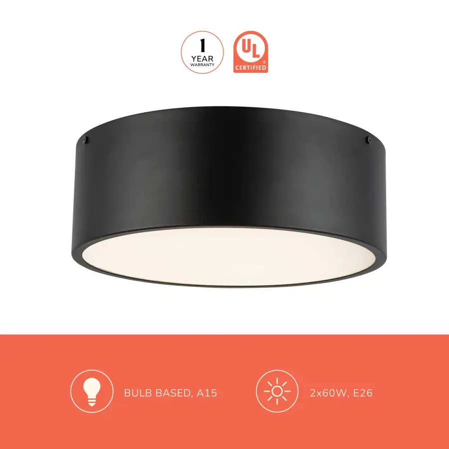 Brisbane 12-Inch Flush Mount in Aged Gold - Image 13