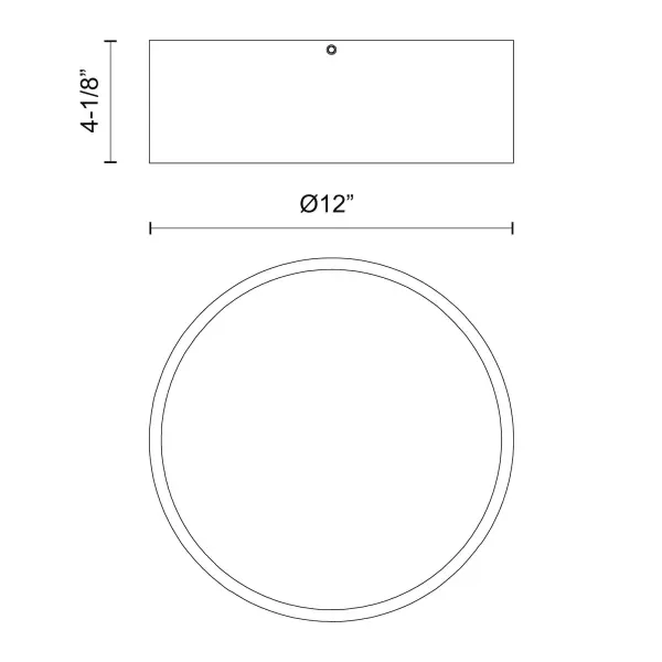 Brisbane 12-Inch Flush Mount in Aged Gold - Image 15