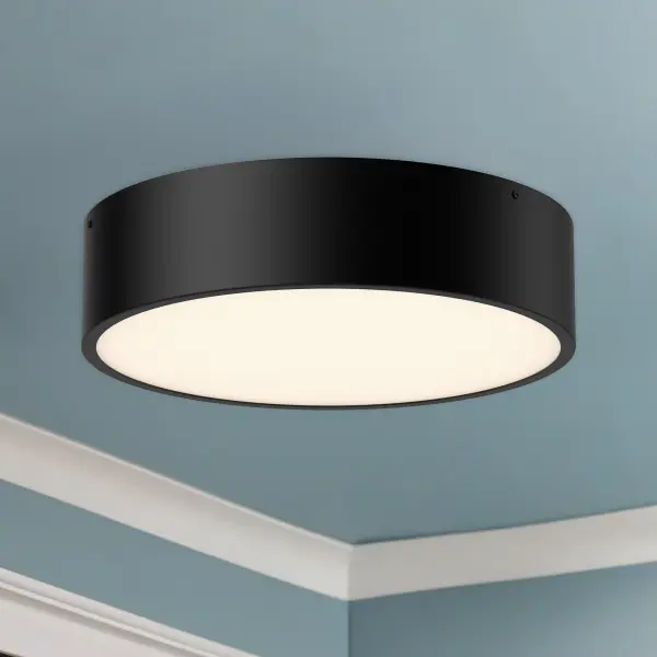Brisbane 16" Flush Mount in Aged Gold - Image 12