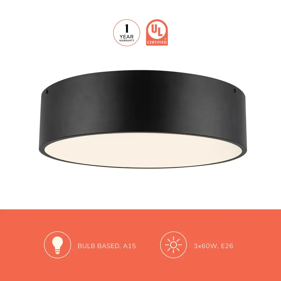 Brisbane 16" Flush Mount in Aged Gold - Image 14