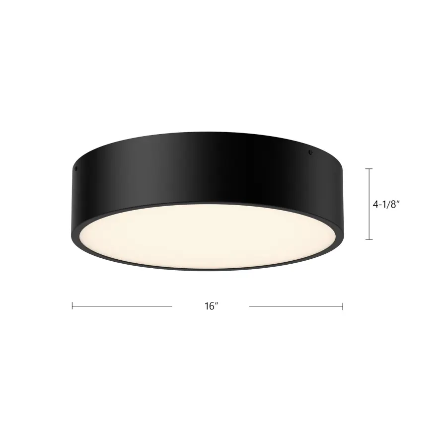 Brisbane 16" Flush Mount in Aged Gold - Image 15