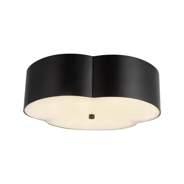 Adella 14-Inch Flush Mount in Aged White - Image 7