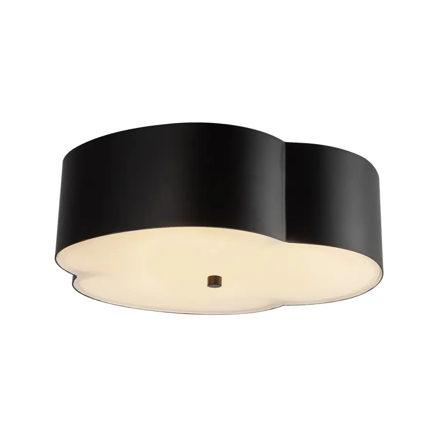 Adella 14-Inch Flush Mount in Aged White - Image 8