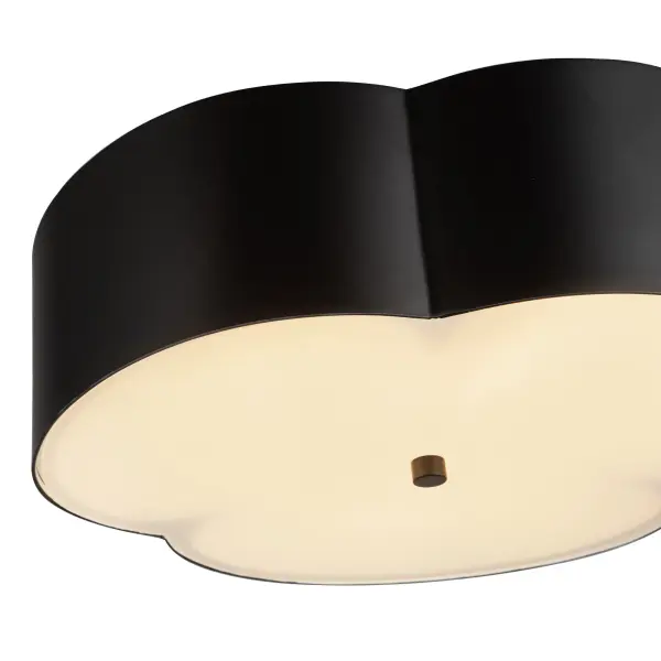Adella 14-Inch Flush Mount in Aged White - Image 9