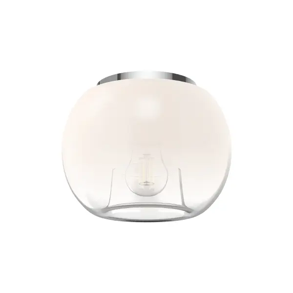 Samar 8-Inch Flush Mount in Matte Black with Smoke Glass - Image 6