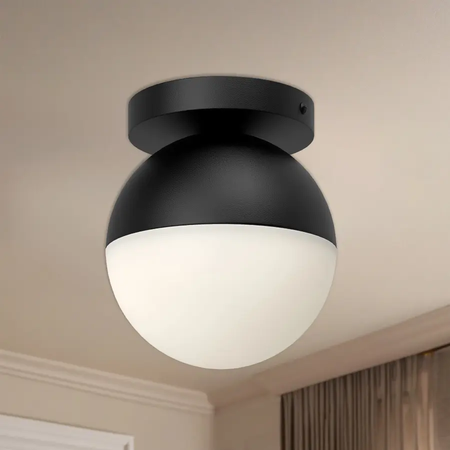 Monae 6-Inch Flush Mount in Brushed Gold - Image 3