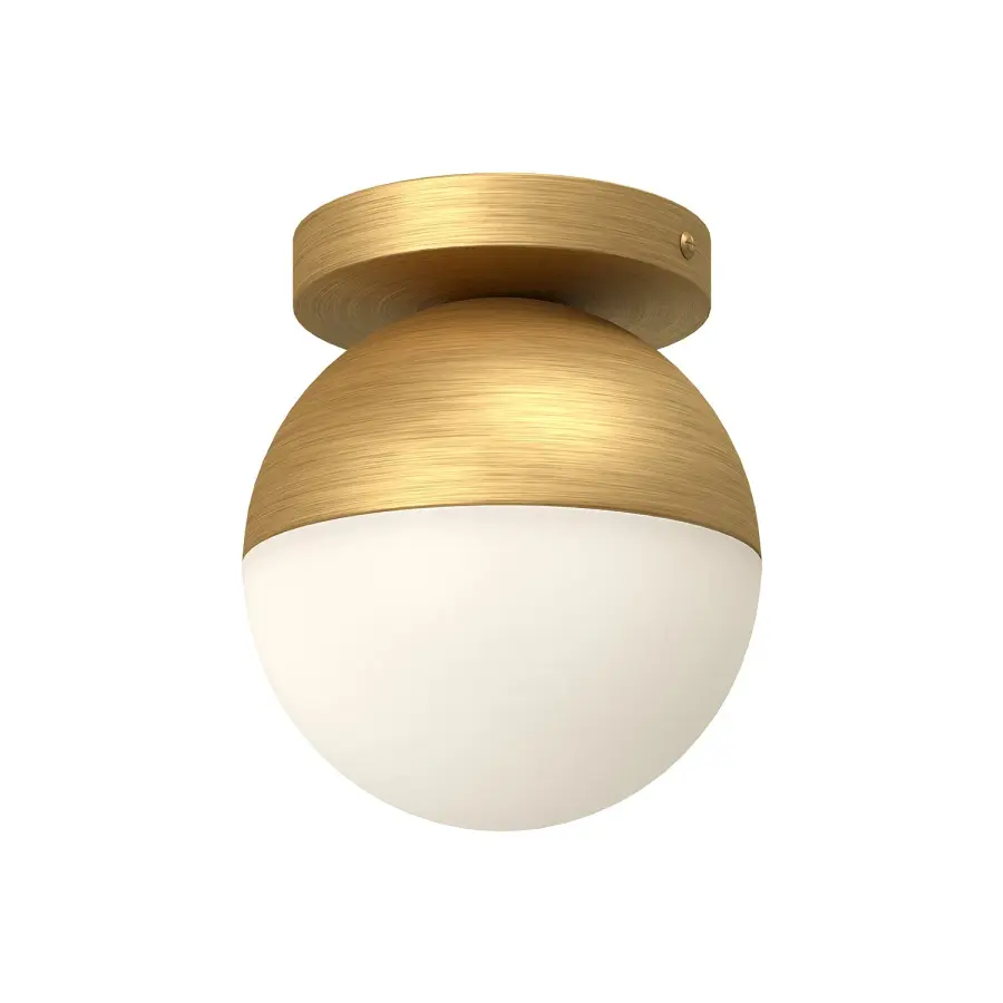Monae 6-Inch Flush Mount in Brushed Gold - Image 5