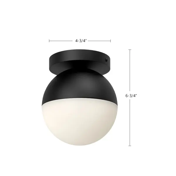 Monae 6-Inch Flush Mount in Brushed Gold - Image 6