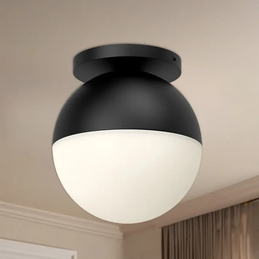 Monae 10-Inch Flush Mount in Brushed Gold - Image 2