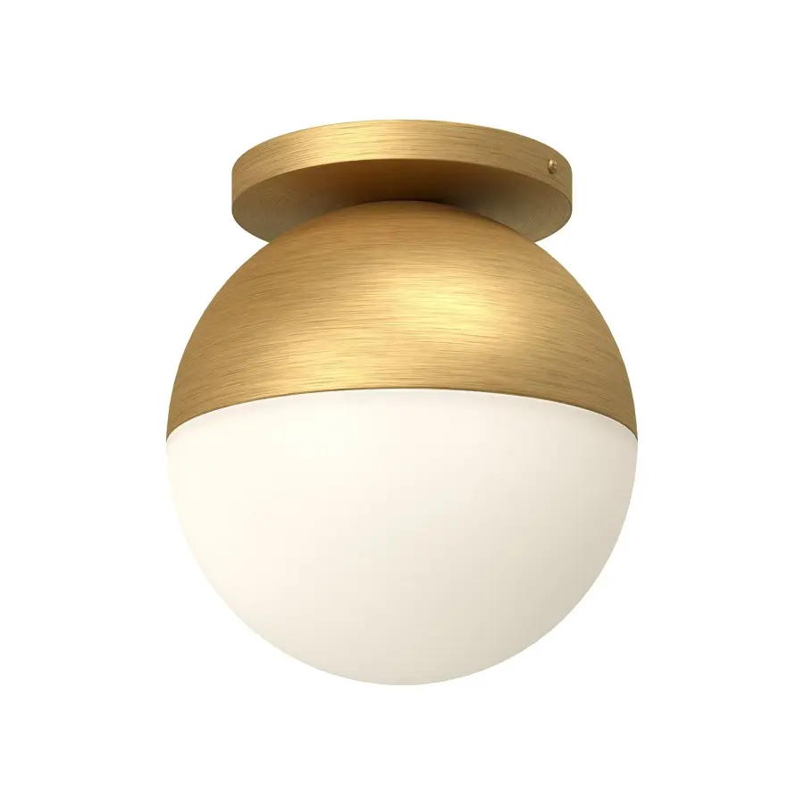 Monae 10-Inch Flush Mount in Brushed Gold - Image 4