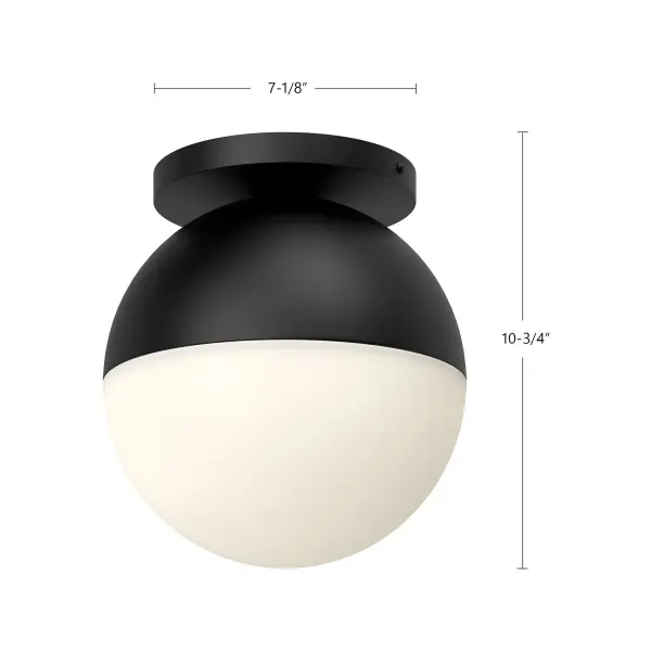 Monae 10-Inch Flush Mount in Brushed Gold - Image 5