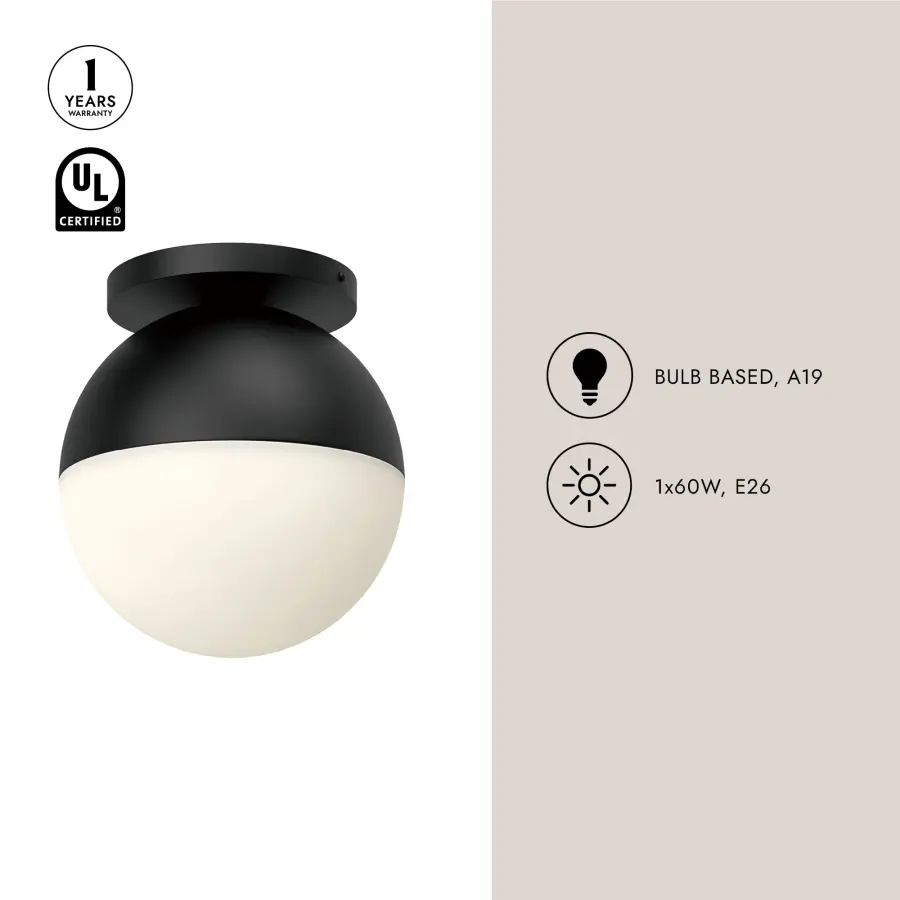 Monae 10-Inch Flush Mount in Brushed Gold - Image 7