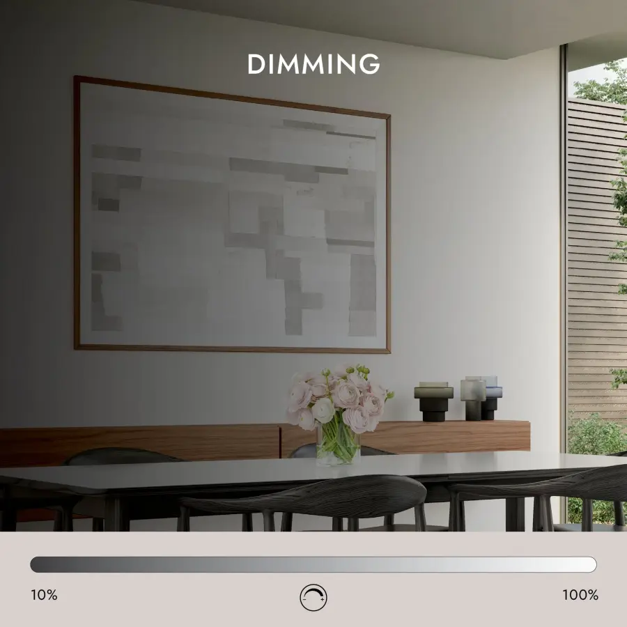 Sleek LED Flush Mount with Adjustable Color Temperature - Image 6