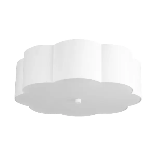 Blossom 14-Inch Flush Mount in Aged White - Image 7