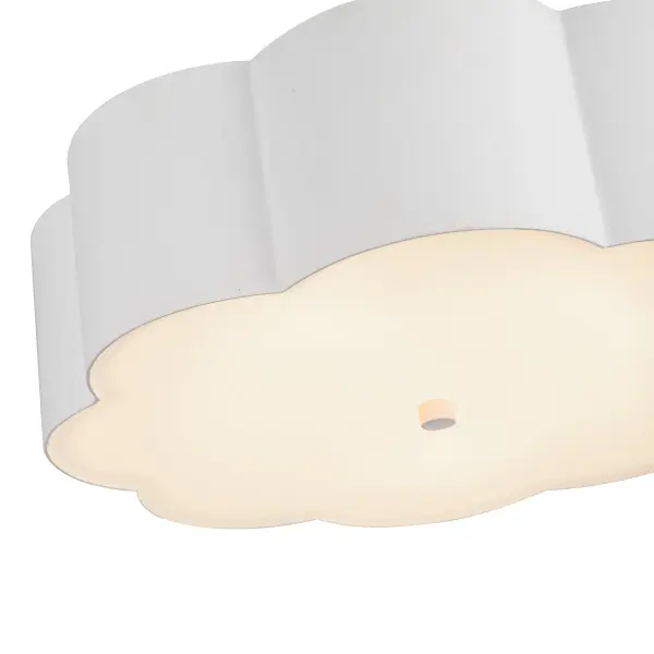 Blossom 14-Inch Flush Mount in Aged White - Image 9