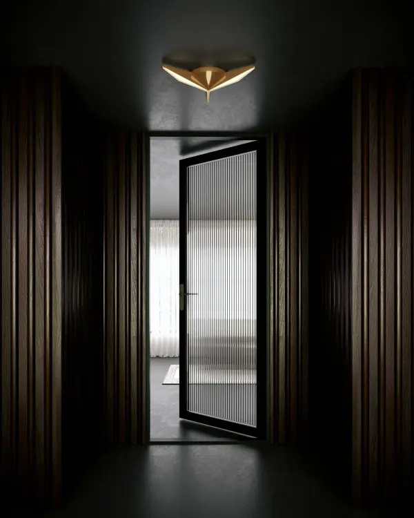 Sleek Japanese-Inspired Flush Mount with Integrated LED Technology - Image 2