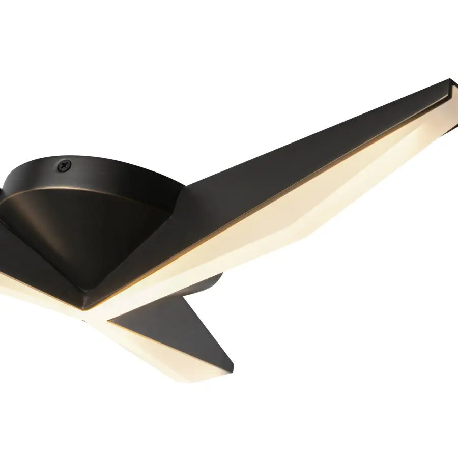 Sleek Japanese-Inspired Flush Mount with Integrated LED Technology - Image 6