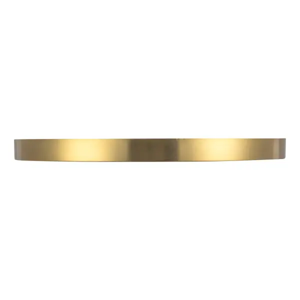 Evelyn 12-Inch Round Flush Mount in Brushed Gold with Alabaster - Image 3