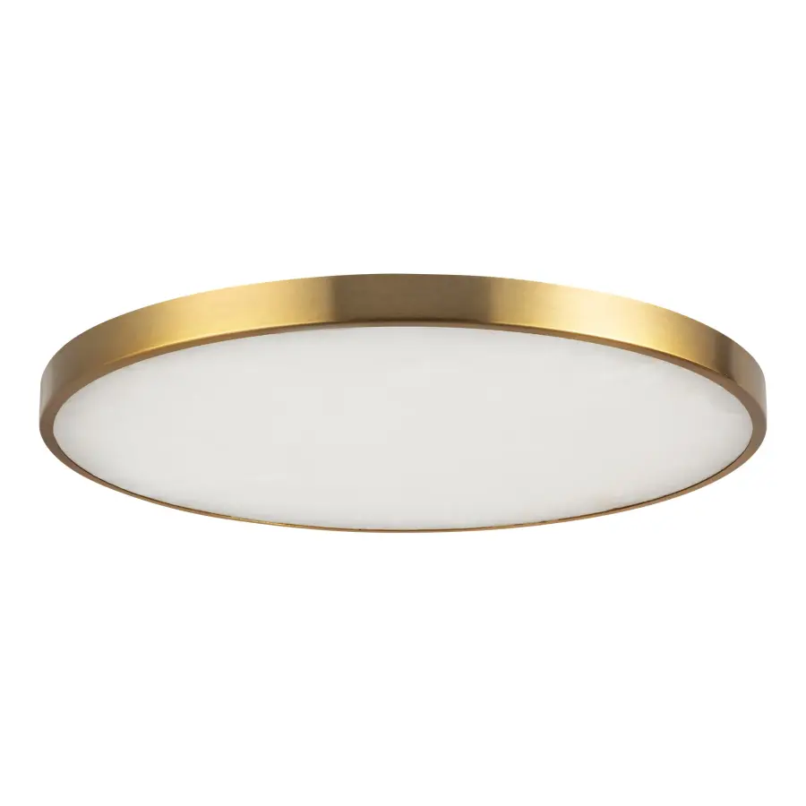 Evelyn 15" Round Flush Mount in Matte Black with Alabaster - Image 10