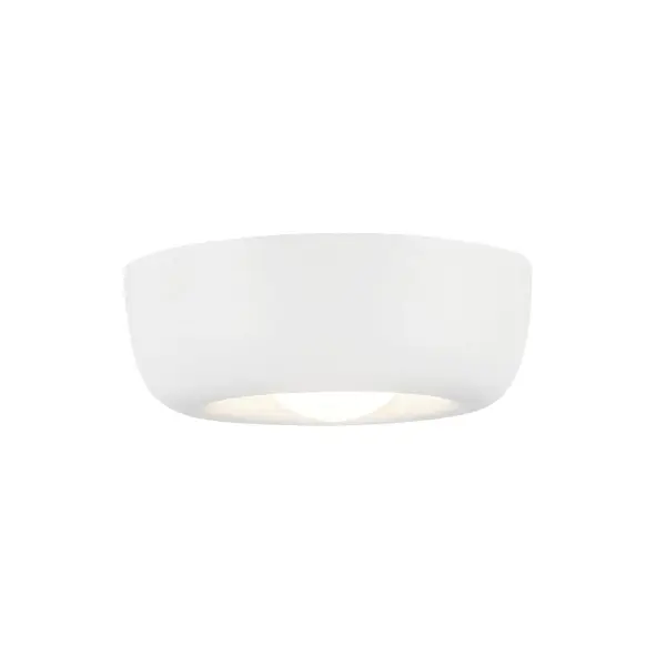 Sleek Modern Flush Mount with Organic Curves and Minimalist Design - Image 1