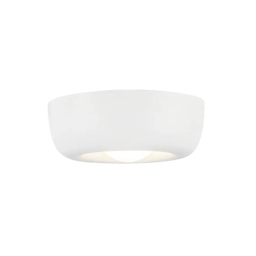 Sleek Modern Flush Mount with Organic Curves and Minimalist Design - Image 1