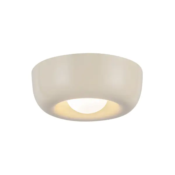 Sleek Modern Flush Mount with Organic Curves and Minimalist Design - Image 6