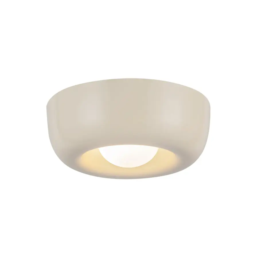Sleek Modern Flush Mount with Organic Curves and Minimalist Design - Image 6