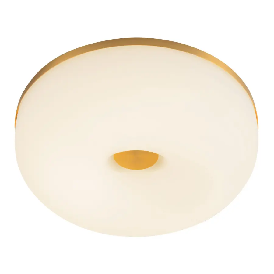 Jada 12-Inch Flush Mount in Brushed Gold - Image 2