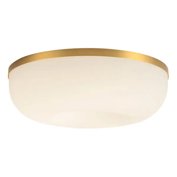 Jada 12-Inch Flush Mount in Brushed Gold - Image 5