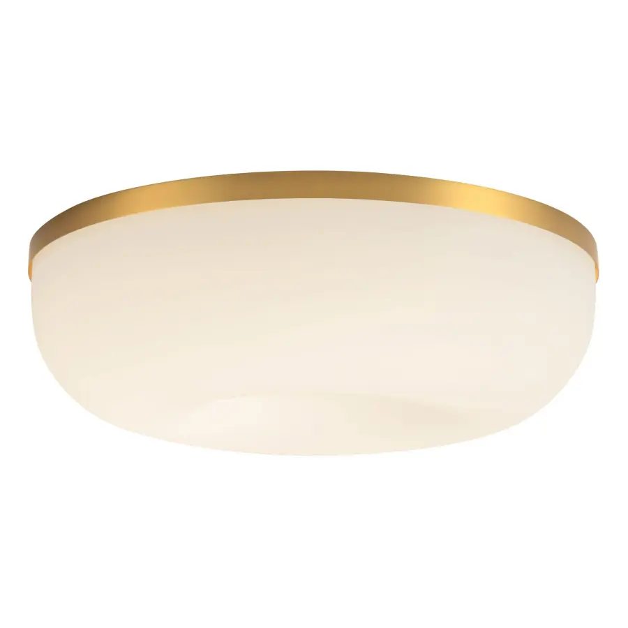 Jada 12-Inch Flush Mount in Brushed Gold - Image 5