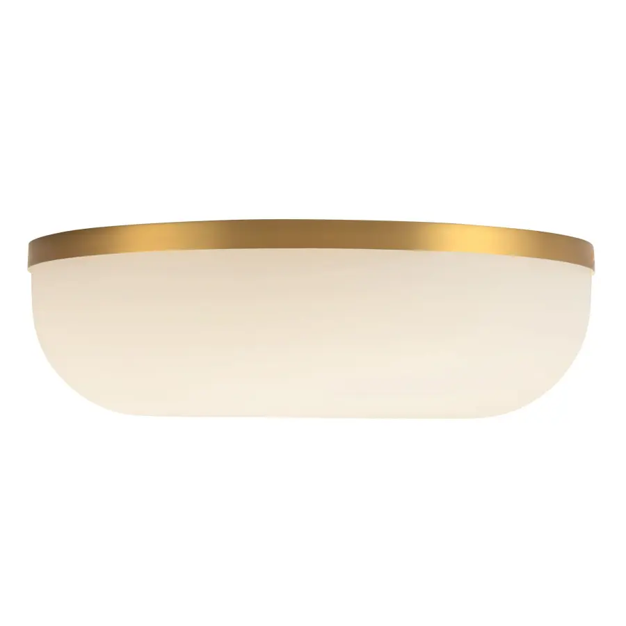Jada 12-Inch Flush Mount in Brushed Gold - Image 6