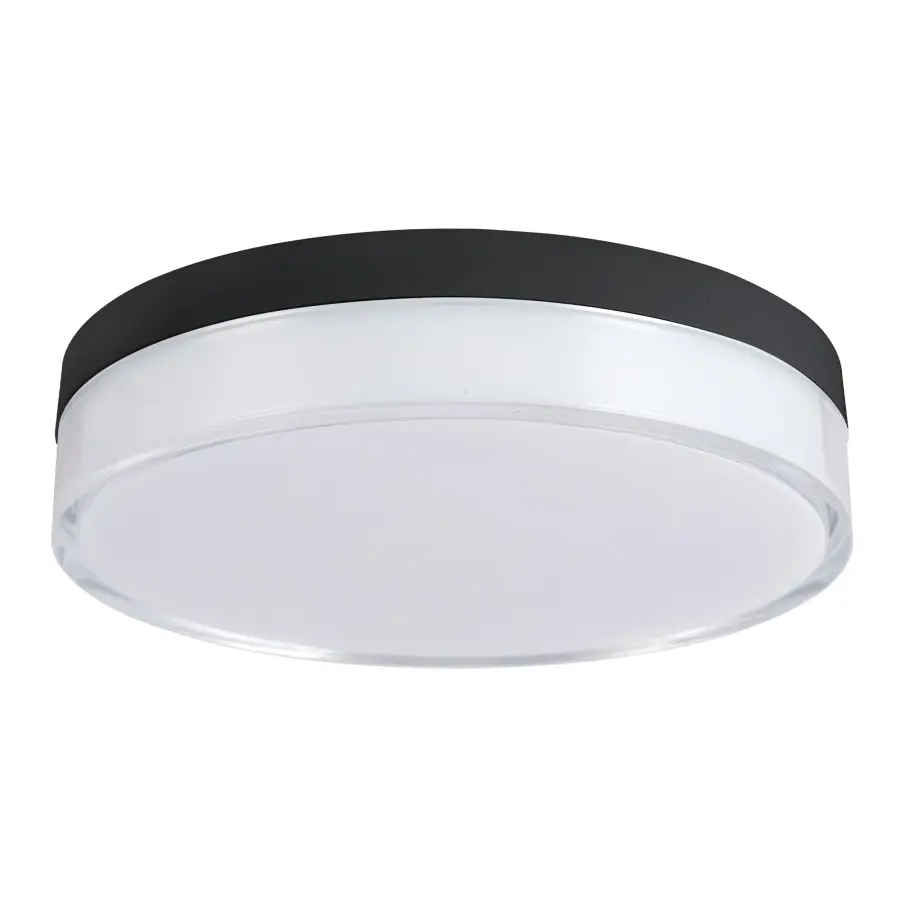Quara 7" Flush Mount in Black - Image 2