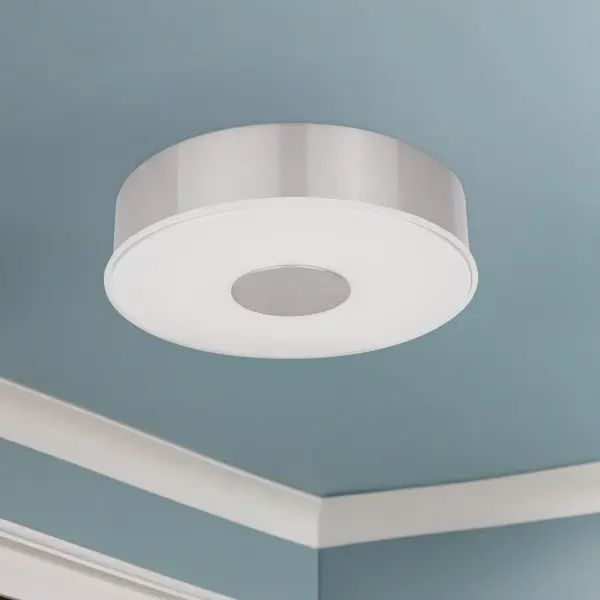 Parker 16" Flush Mount in Matte Black - Image 3