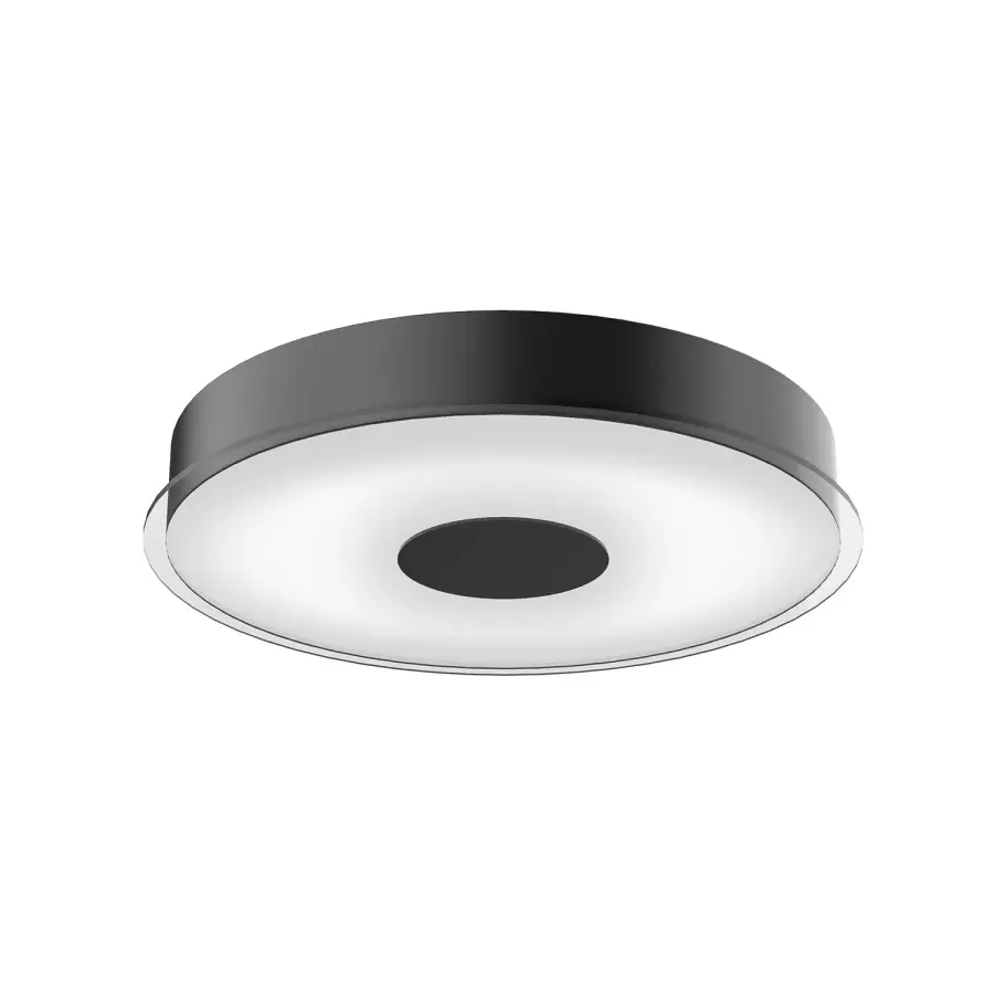 Parker 16" Flush Mount in Matte Black - Image 6