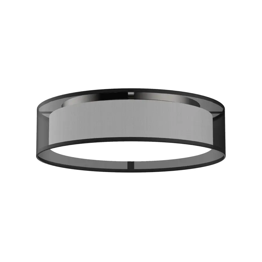 Dalton 16" Flush Mount in Matte Black - Image 8