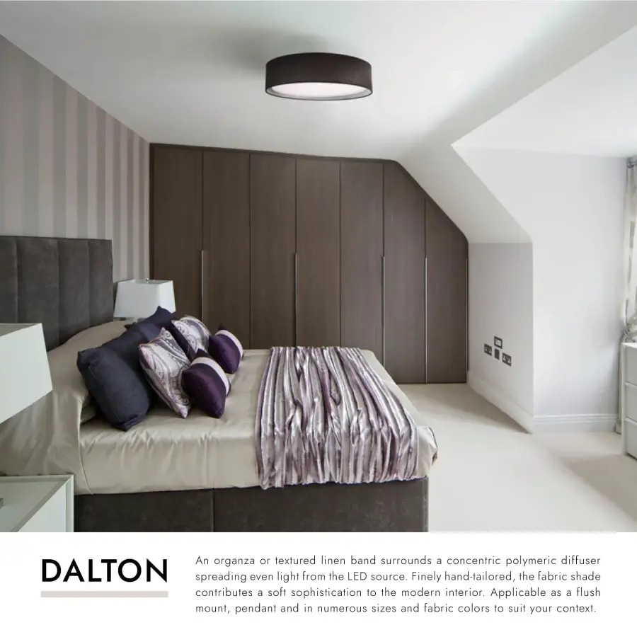 Dalton 16" Flush Mount in Matte Black - Image 10